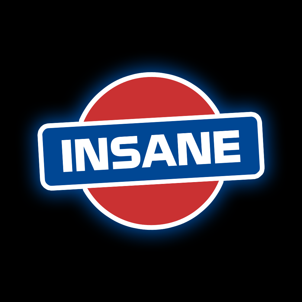 Insane Racing Sticker INSANE EMBLEM STICKER – DEVL Designs Australia