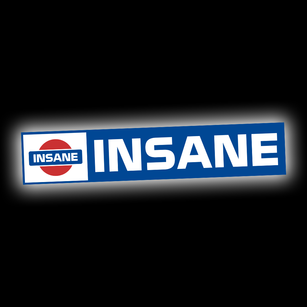 Insane Racing Sticker INSANE NISSAN STICKER – DEVL Designs Australia