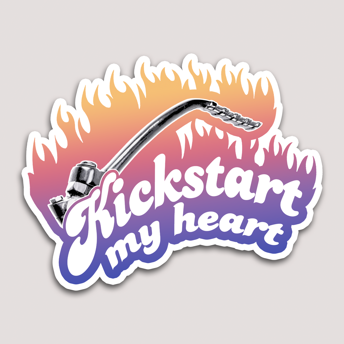 KICKSTART MY HEART STICKER