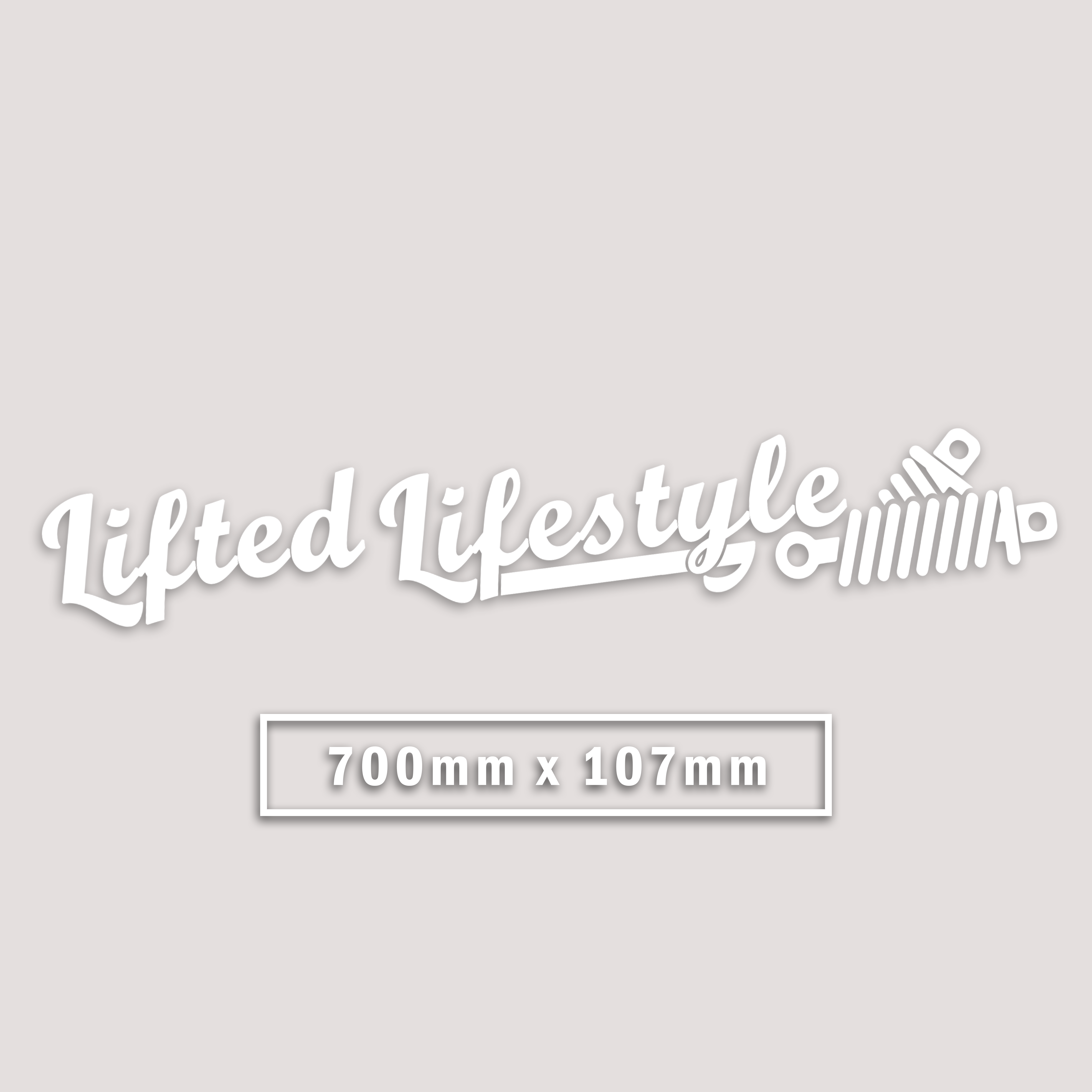 Window Banner Sticker Designs LIFTED LIFESTYLE WINDOW BANNER STICKER – DEVL Designs Australia