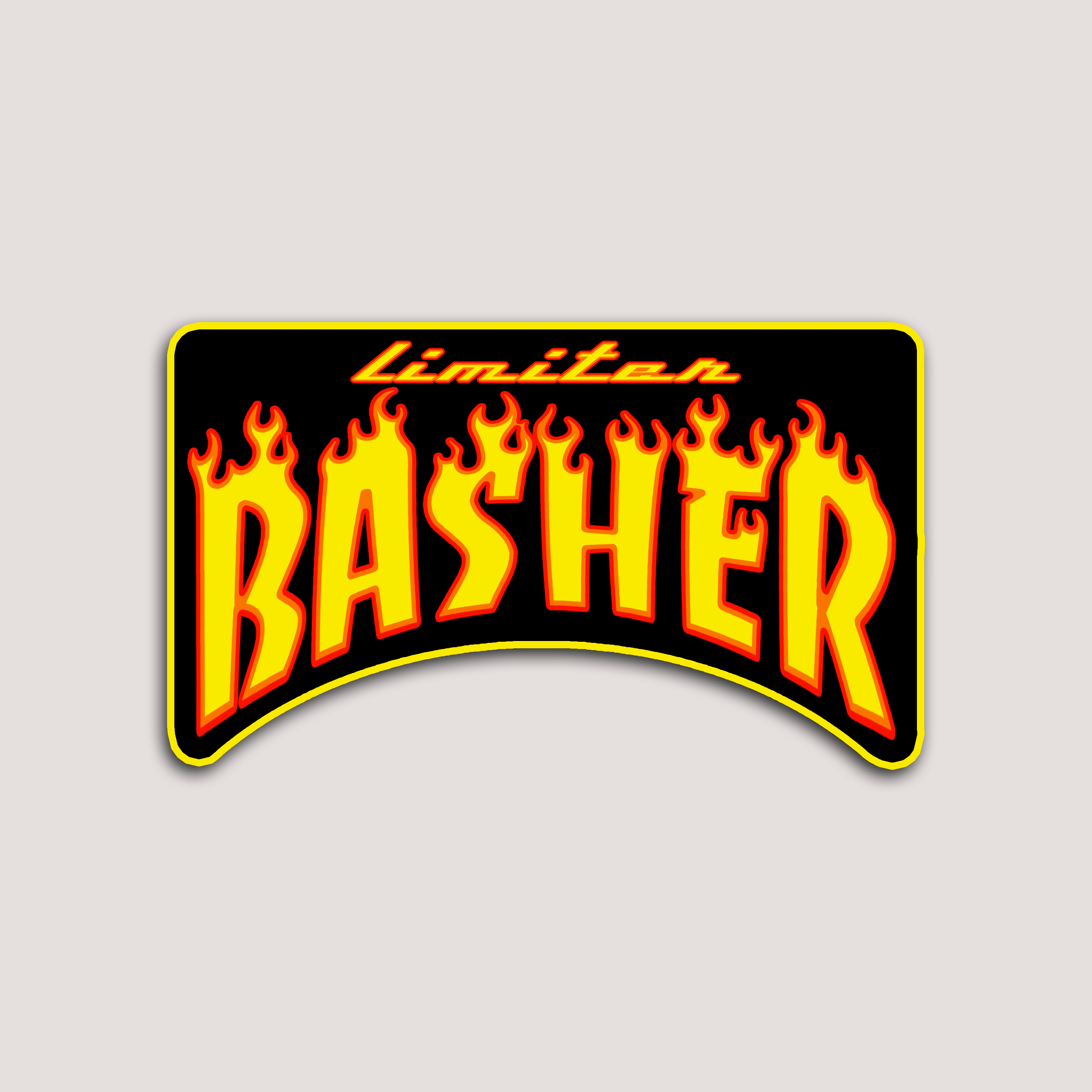 LIMITER BASHER STICKER – DEVL Designs Australia