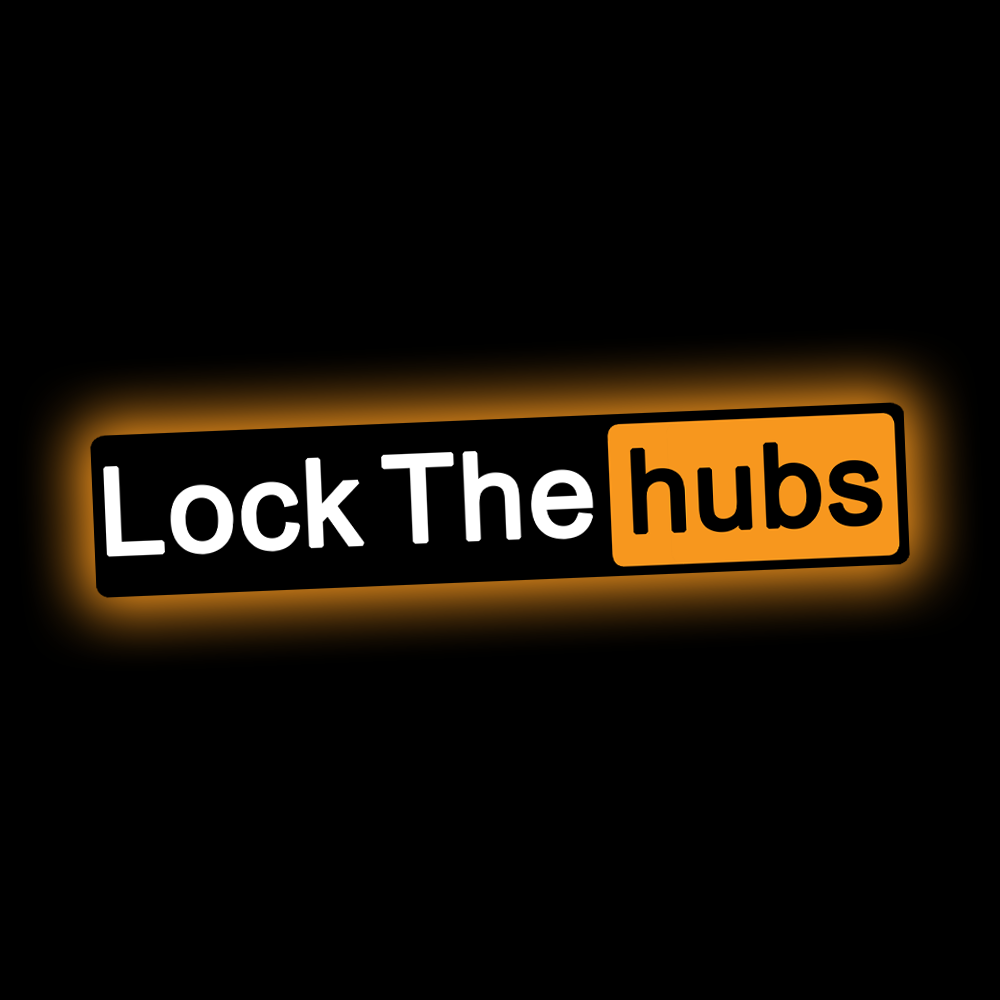 LOCK THE HUBS STICKER