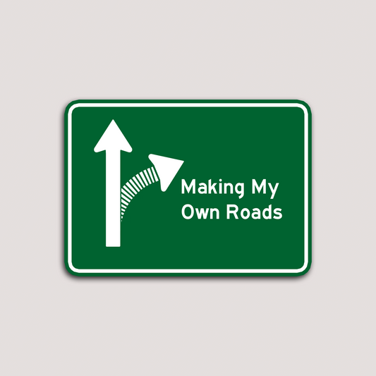 4X4 MAKING MY OWN ROADS STICKER