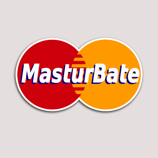 MASTURBATE STICKER