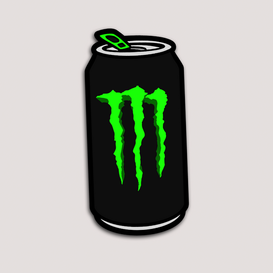 MONSTER CAN STICKER