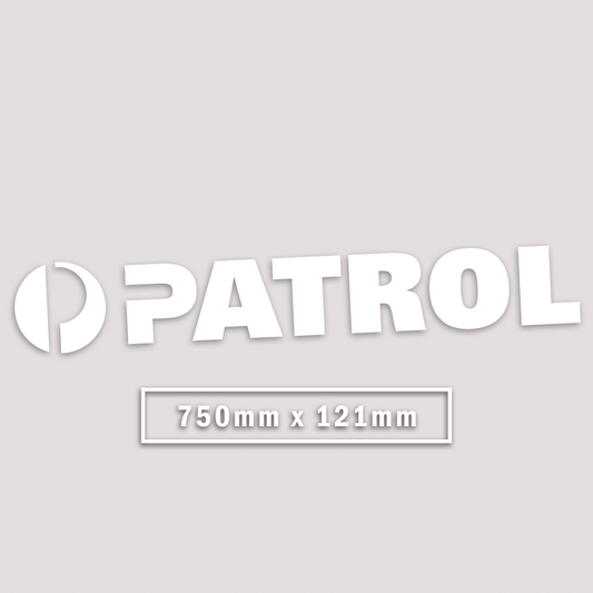 PATROL WINDOW BANNER STICKER