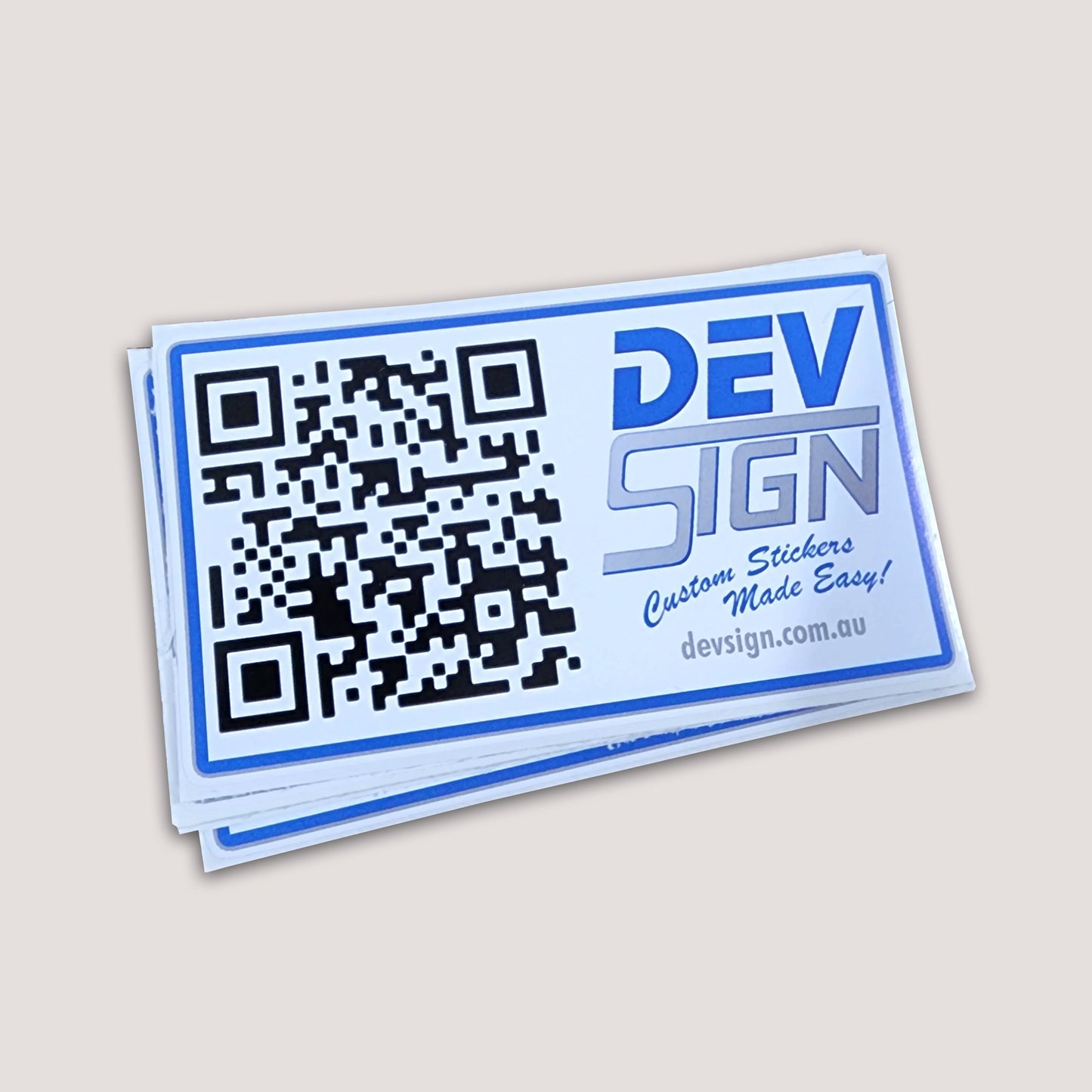 QR CODE SQUARE STICKERS