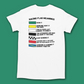 RACING FLAG DEFINITIONS T-SHIRT