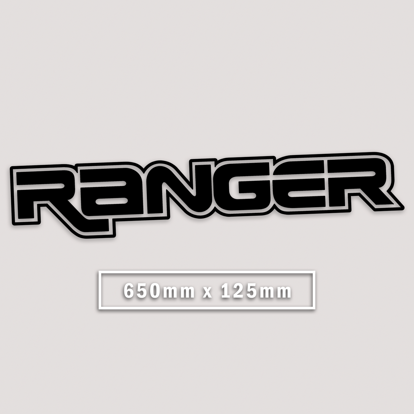 RANGER WINDOW BANNER STICKER