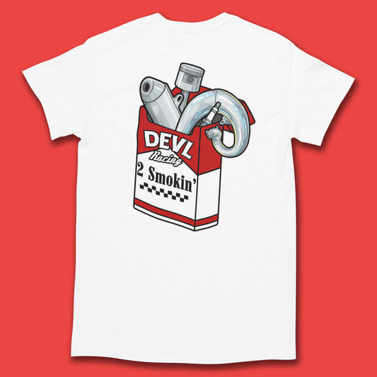 DEVL RACING 2 SMOKIN' MOTO T-SHIRT
