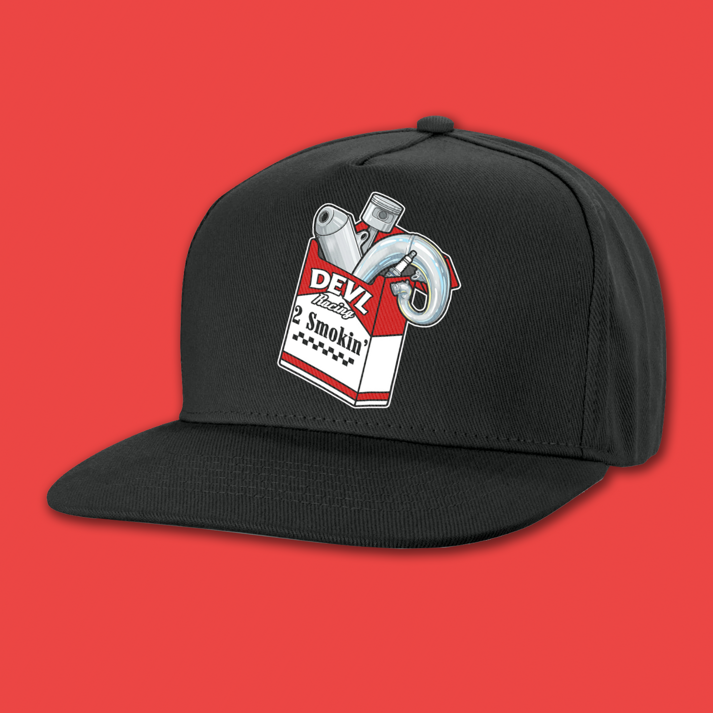 DEVL RACING 2 SMOKIN' MOTOCROSS SNAPBACK