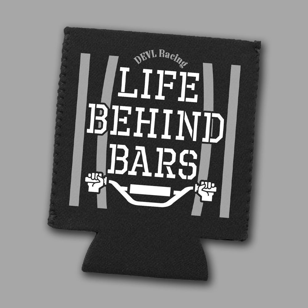 LIFE BEHIND BARS STUBBY HOLDER