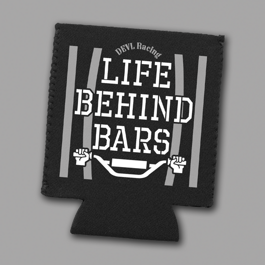LIFE BEHIND BARS STUBBY HOLDER