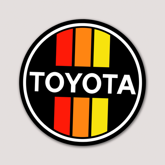 TOYOTA RETRO 4WD STICKER