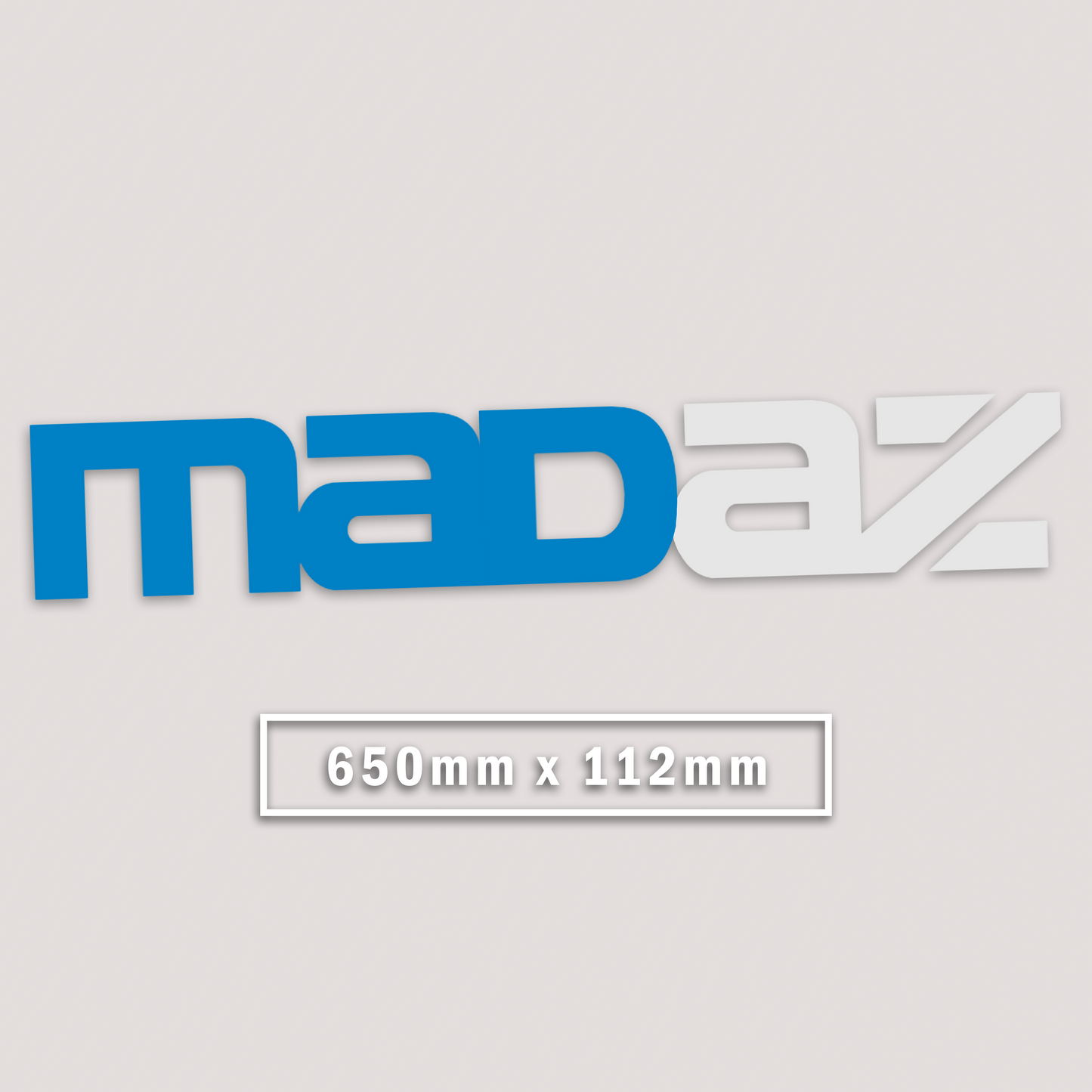 MADAZ MAZDA WINDOW BANNER STICKER