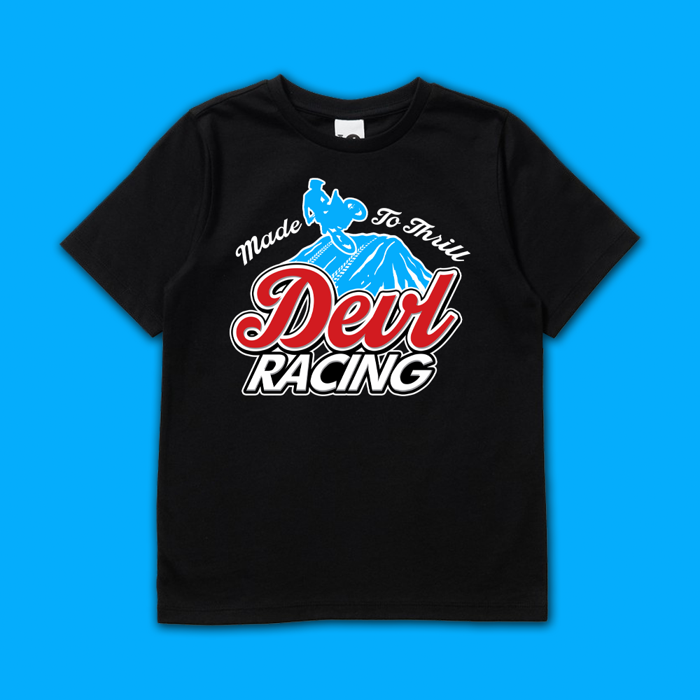 DEVL RACING COOL AS THE ROCKIES KIDS T-SHIRT
