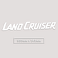 LAND CRUISER WINDOW BANNER STICKER