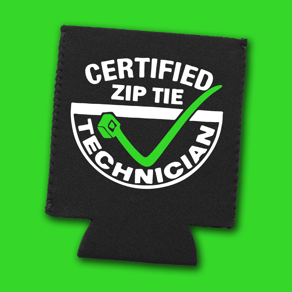 CERTIFIED ZIP TIE TECHNICIAN STUBBY HOLDER