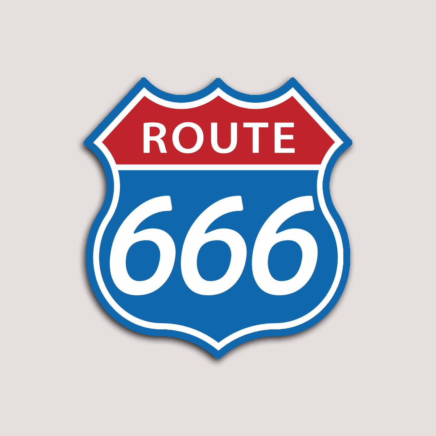 ROUTE 666 STICKER