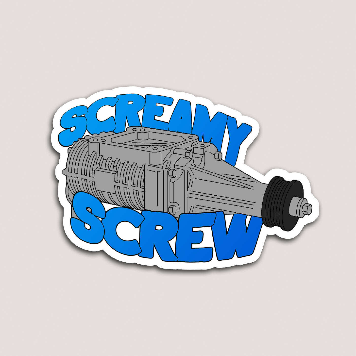 SCREAMY SCREW STICKER