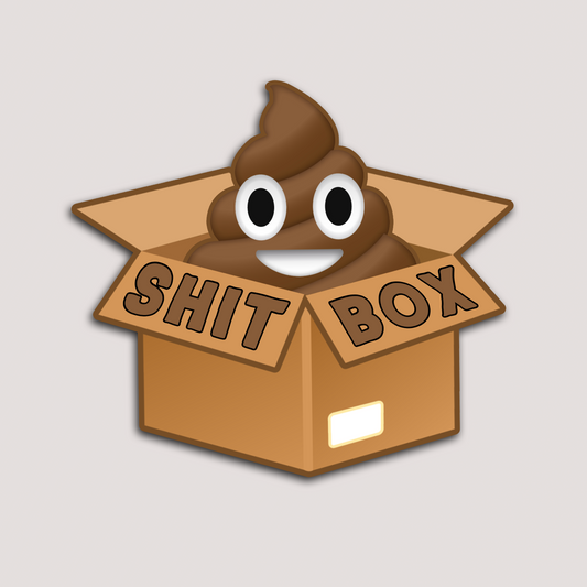 SHIT BOX STICKER