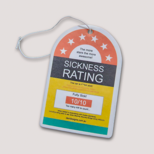 SICKNESS RATING AIR FRESHENER