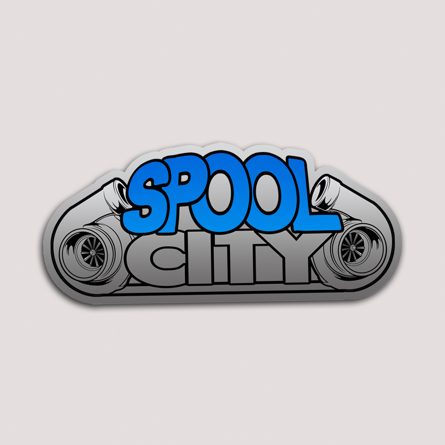 SPOOL CITY TURBO STICKER