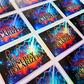 HOLOGRAPHIC SQUARE STICKERS