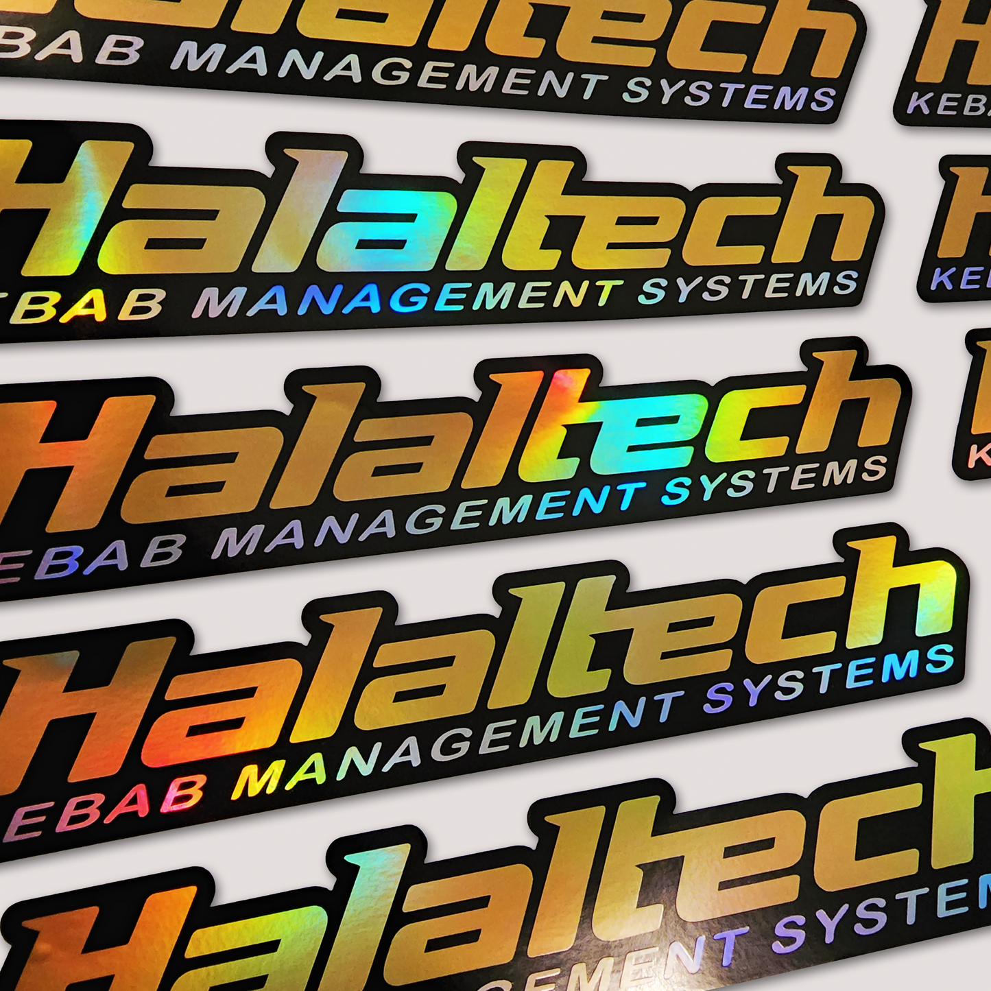 CUSTOM SHAPE HOLOGRAPHIC STICKERS