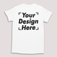 CUSTOM PRINTED T-SHIRTS - SMALL FRONT + BACK HTV DESIGN