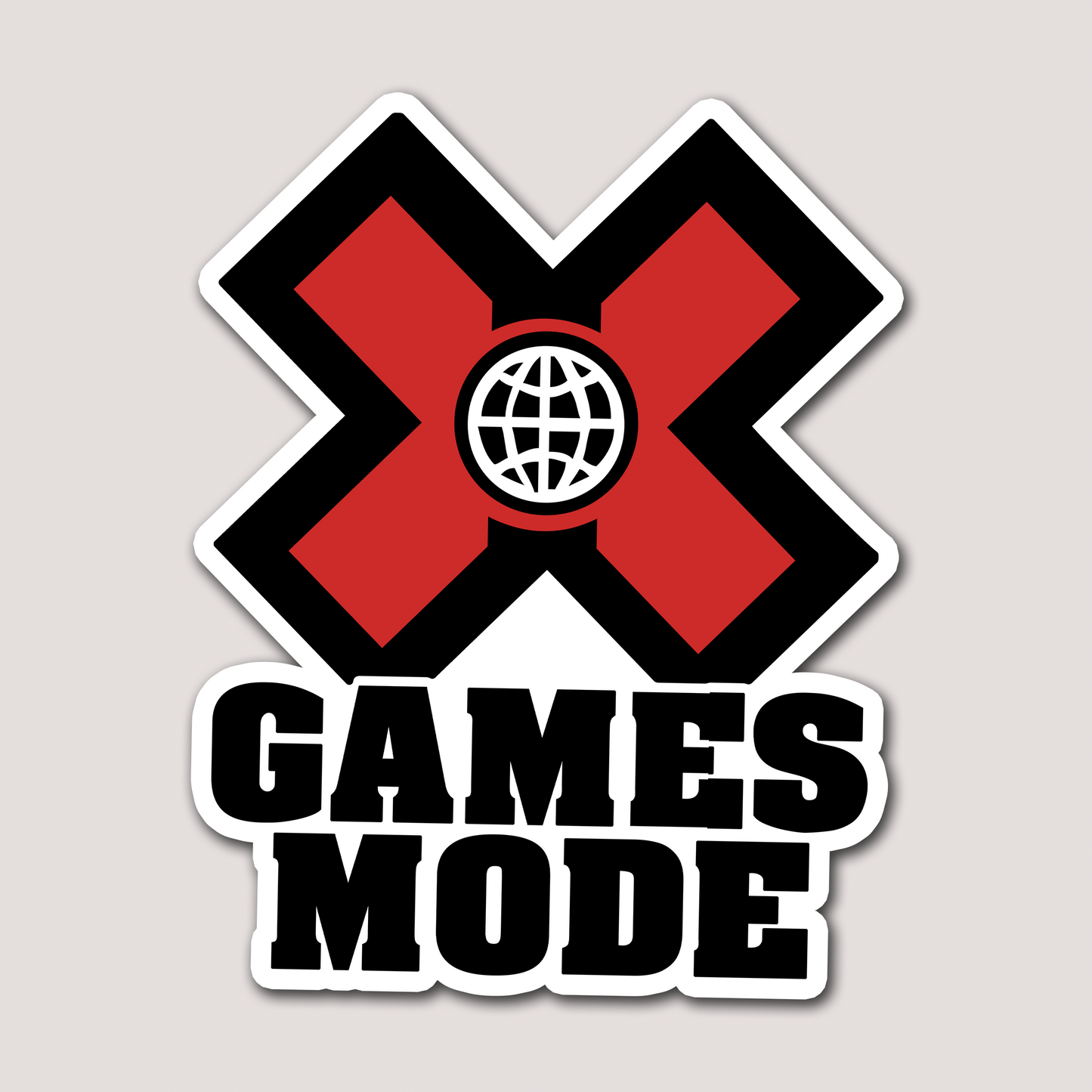 X GAMES MODE STICKER