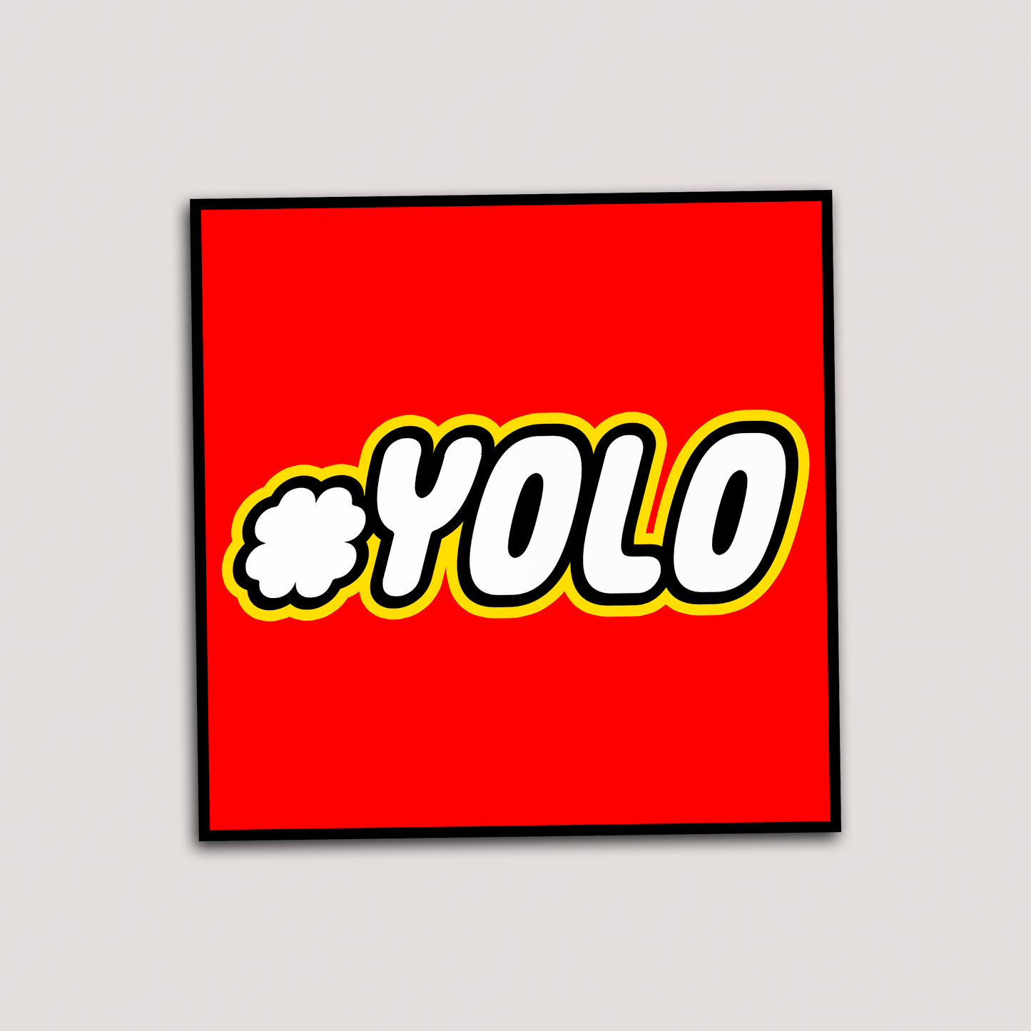 #YOLO STICKER