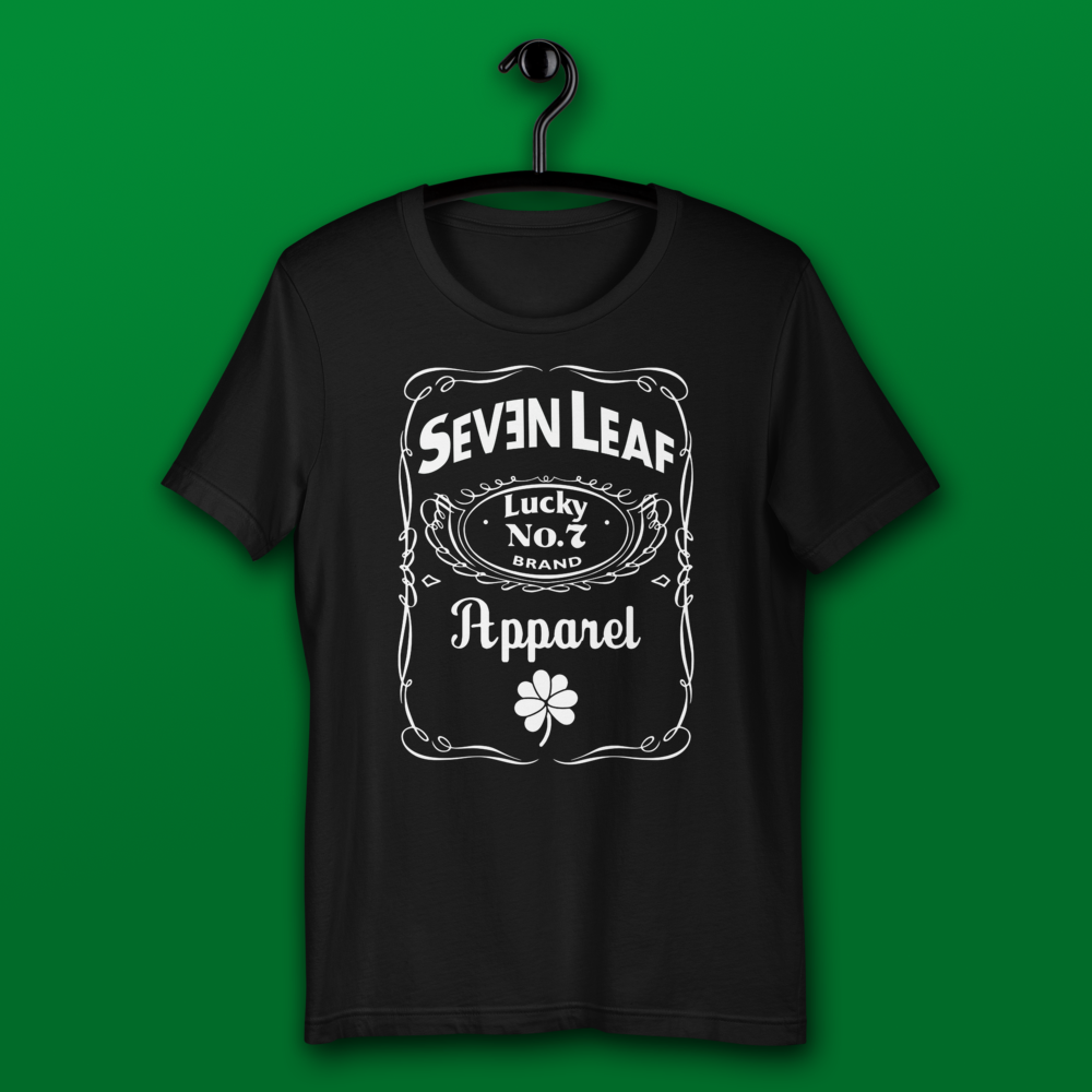SEVEN LEAF LUCKY NUMBER 7 TEE - DEVL Designs Australia