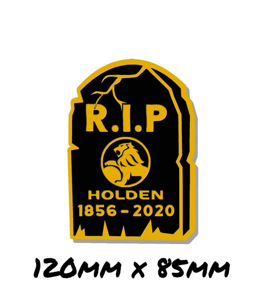 RIP HOLDEN TOMBSTONE GOLD - DEVL Designs Australia