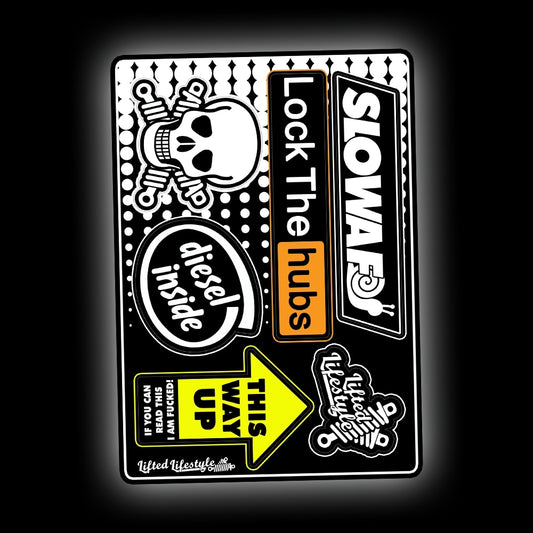 LIFTED LIFESTYLE STICKER SHEET