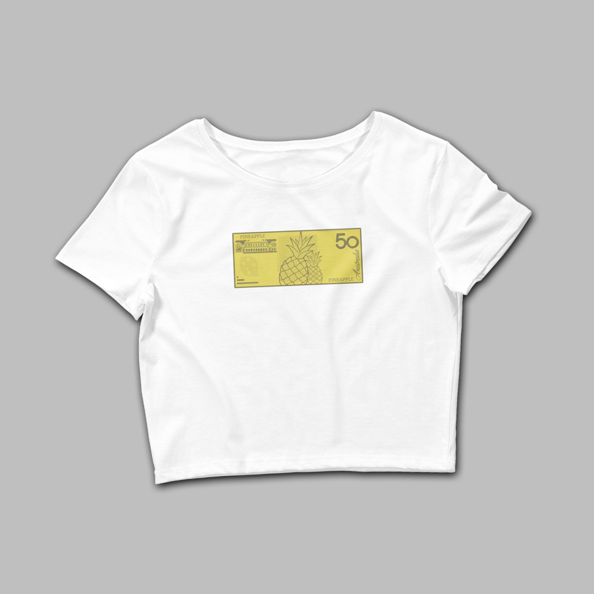 PINEAPPLES CROP TOP - DEVL Designs Australia