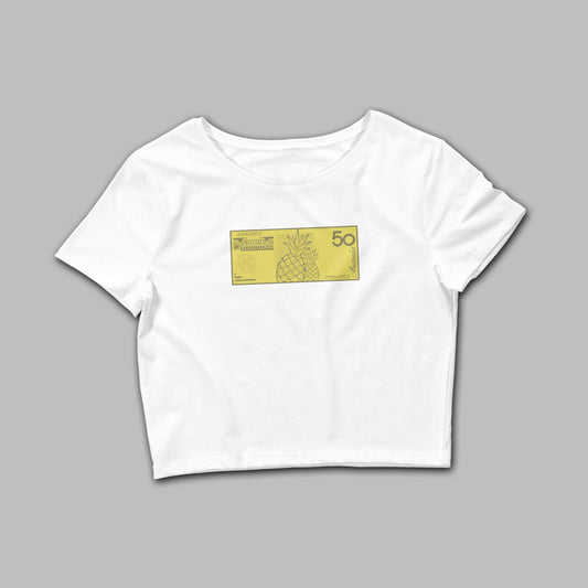 PINEAPPLES CROP TOP - DEVL Designs Australia