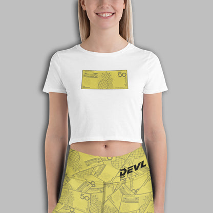 PINEAPPLES CROP TOP - DEVL Designs Australia