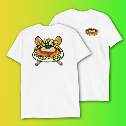 PARMI ARMY CRICKET WHITE T-SHIRT